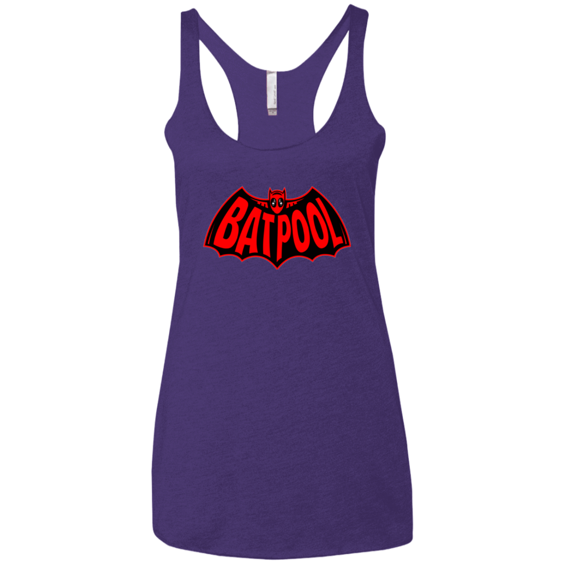 T-Shirts Purple / X-Small Batpool Women's Triblend Racerback Tank