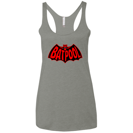 T-Shirts Venetian Grey / X-Small Batpool Women's Triblend Racerback Tank