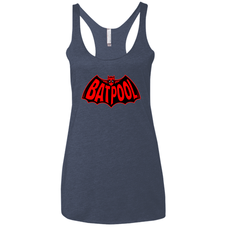 T-Shirts Vintage Navy / X-Small Batpool Women's Triblend Racerback Tank