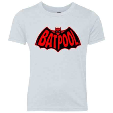 T-Shirts Heather White / YXS Batpool Youth Triblend T-Shirt