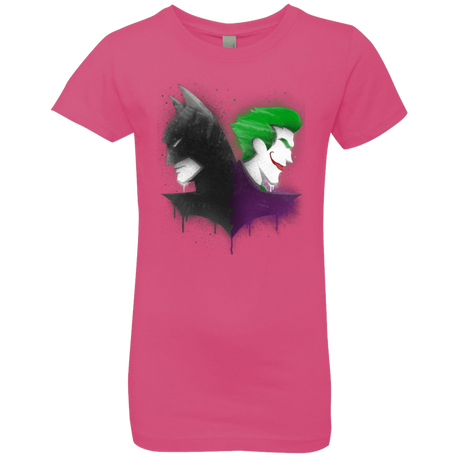 T-Shirts Hot Pink / YXS Bats Girls Premium T-Shirt