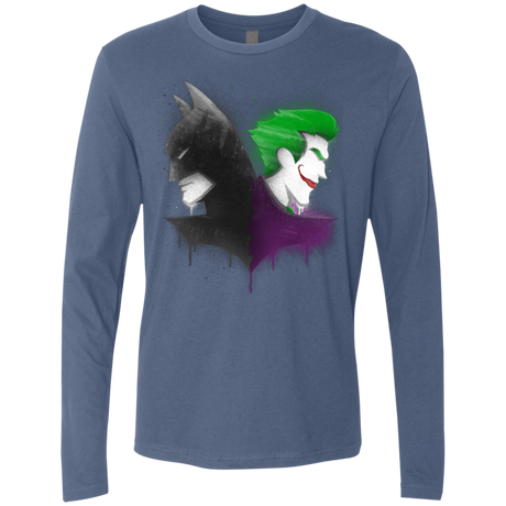 T-Shirts Indigo / Small Bats Men's Premium Long Sleeve
