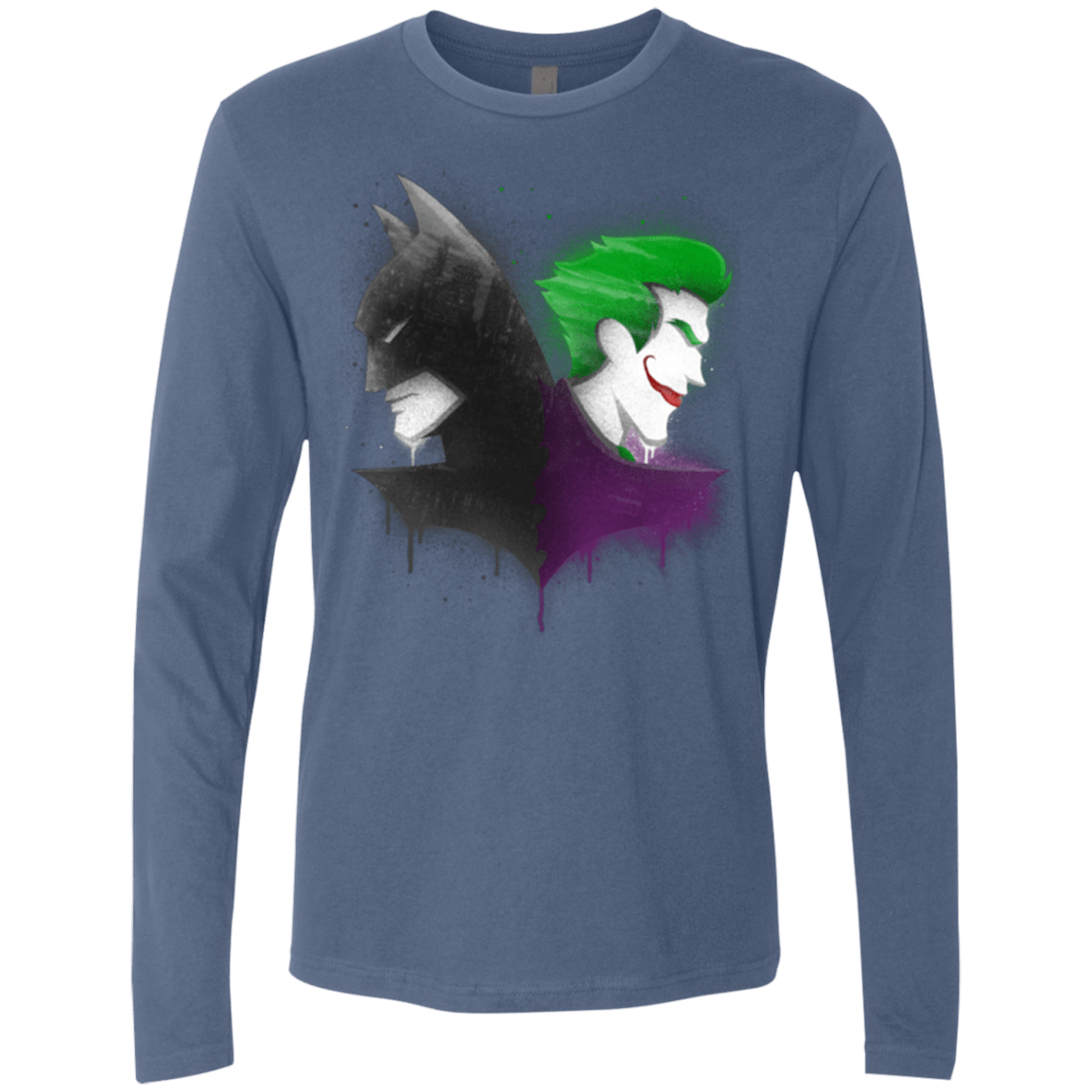 T-Shirts Indigo / Small Bats Men's Premium Long Sleeve