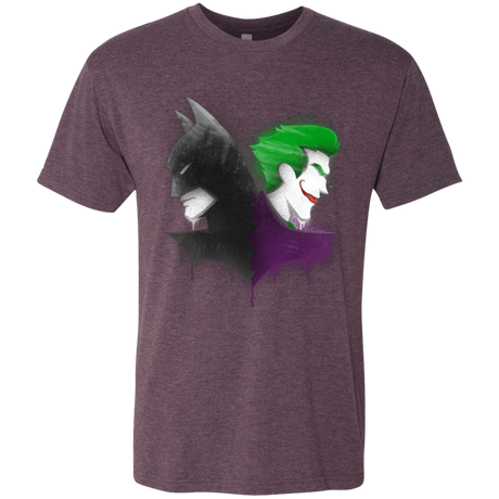 T-Shirts Vintage Purple / Small Bats Men's Triblend T-Shirt