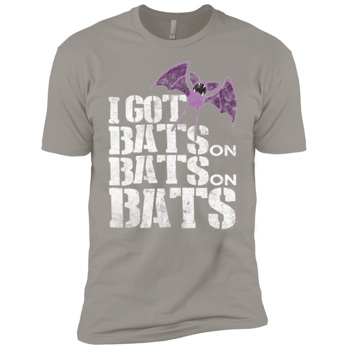 T-Shirts Light Grey / YXS Bats on Bats on Bats Boys Premium T-Shirt