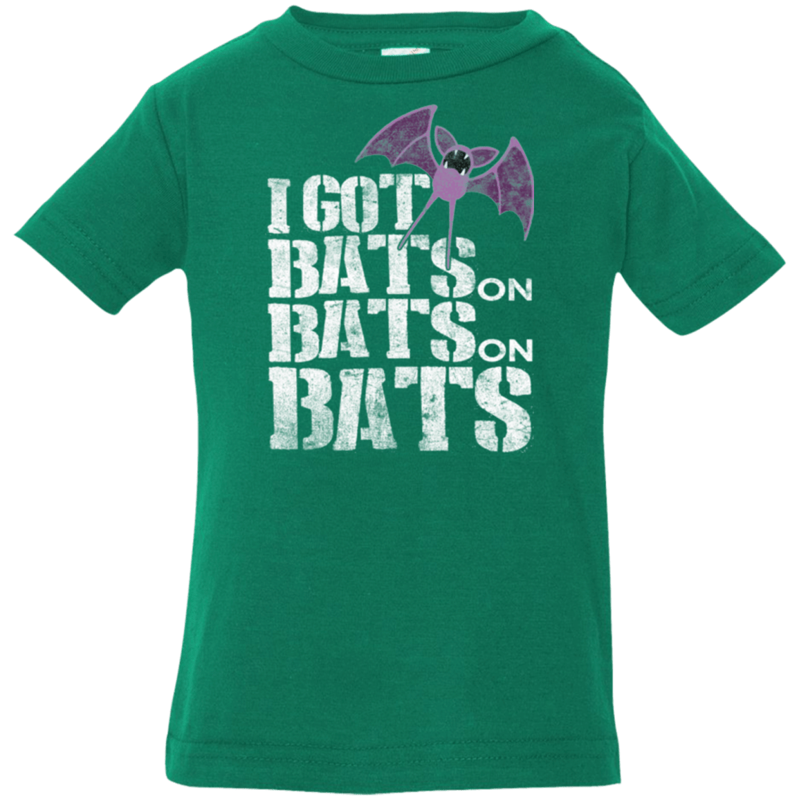 T-Shirts Kelly / 6 Months Bats on Bats on Bats Infant Premium T-Shirt