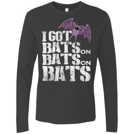 T-Shirts Heavy Metal / Small Bats on Bats on Bats Men's Premium Long Sleeve