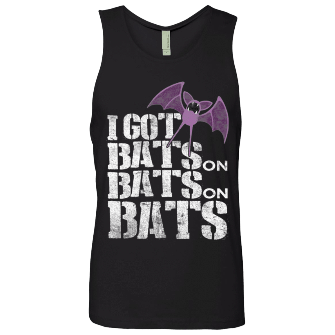 T-Shirts Black / Small Bats on Bats on Bats Men's Premium Tank Top