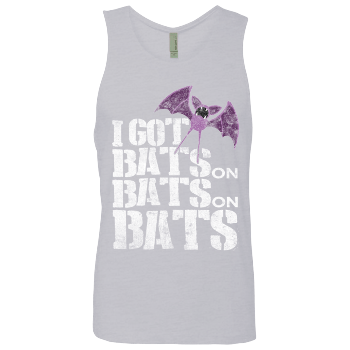 T-Shirts Heather Grey / Small Bats on Bats on Bats Men's Premium Tank Top