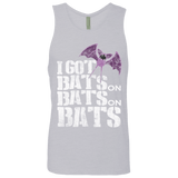 T-Shirts Heather Grey / Small Bats on Bats on Bats Men's Premium Tank Top
