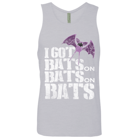 T-Shirts Heather Grey / Small Bats on Bats on Bats Men's Premium Tank Top