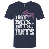 T-Shirts Midnight Navy / X-Small Bats on Bats on Bats Men's Premium V-Neck