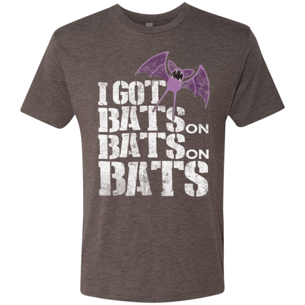 T-Shirts Macchiato / Small Bats on Bats on Bats Men's Triblend T-Shirt