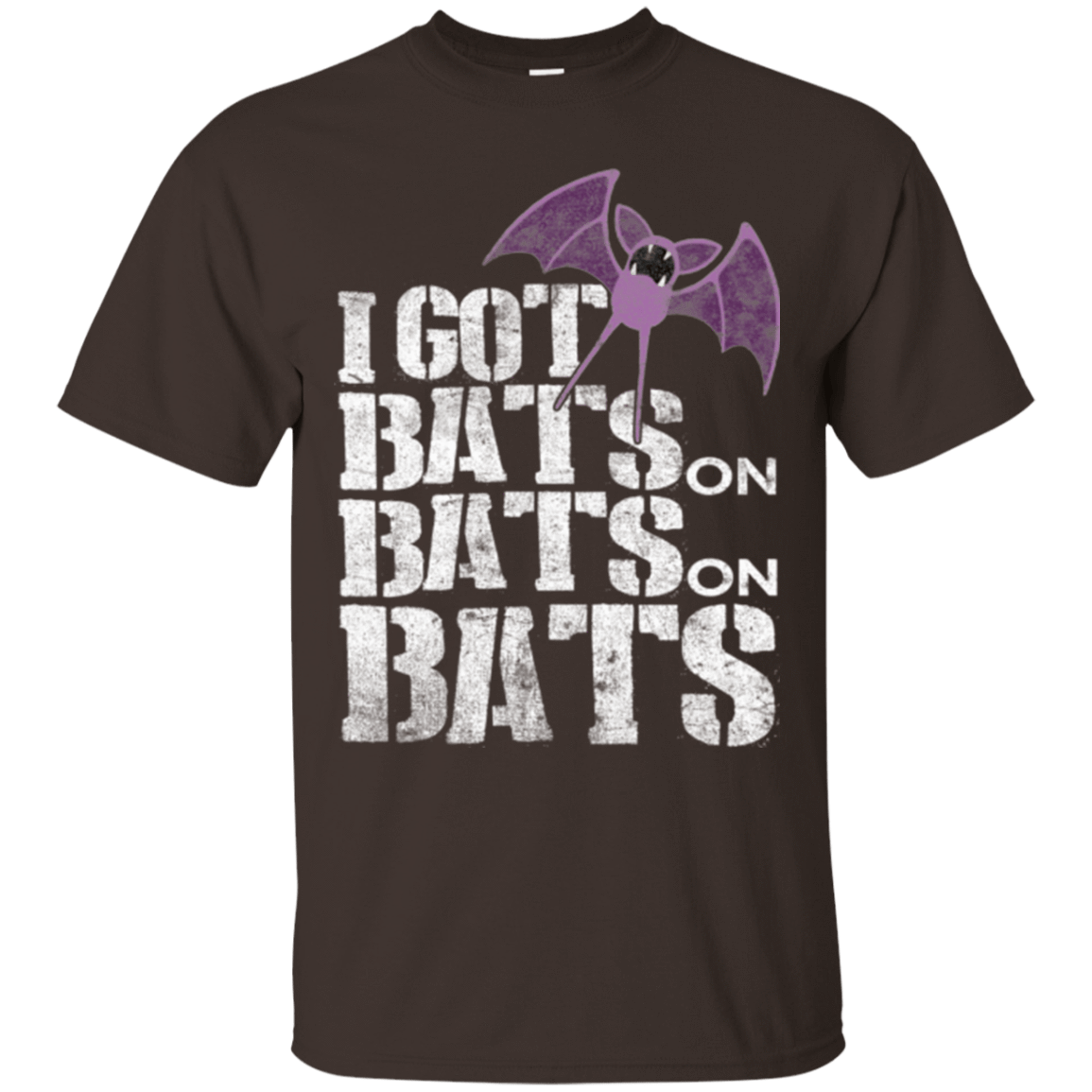 T-Shirts Dark Chocolate / Small Bats on Bats on Bats T-Shirt