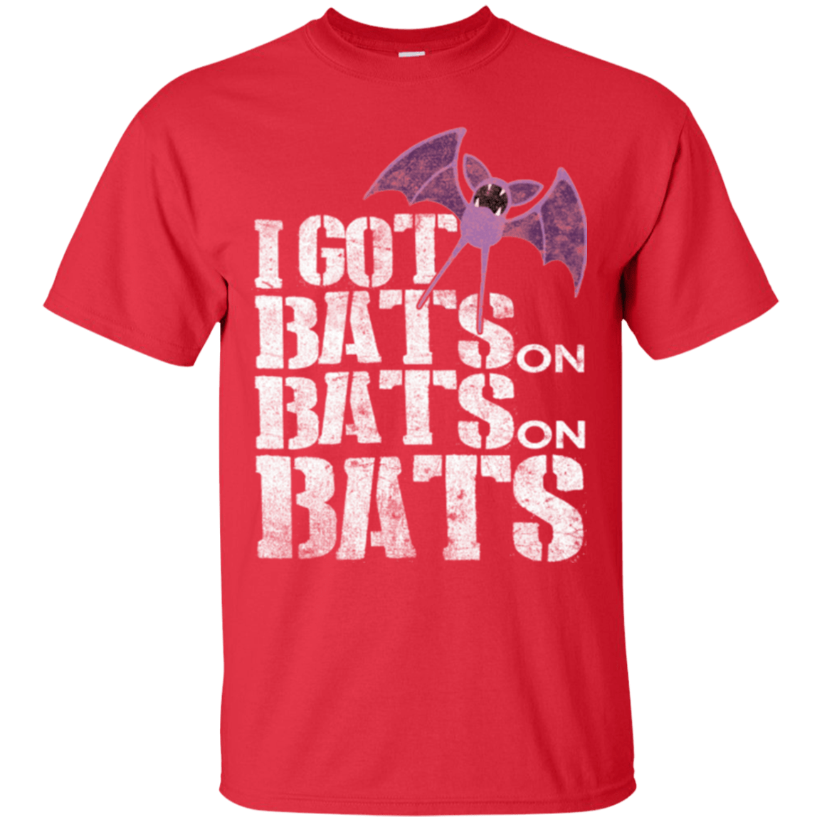 T-Shirts Red / Small Bats on Bats on Bats T-Shirt