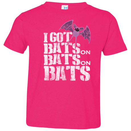 T-Shirts Hot Pink / 2T Bats on Bats on Bats Toddler Premium T-Shirt