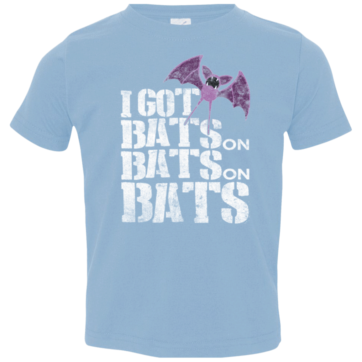 T-Shirts Light Blue / 2T Bats on Bats on Bats Toddler Premium T-Shirt