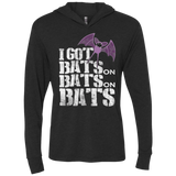 T-Shirts Vintage Black / X-Small Bats on Bats on Bats Triblend Long Sleeve Hoodie Tee