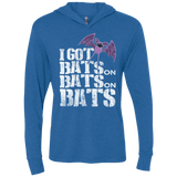 T-Shirts Vintage Royal / X-Small Bats on Bats on Bats Triblend Long Sleeve Hoodie Tee