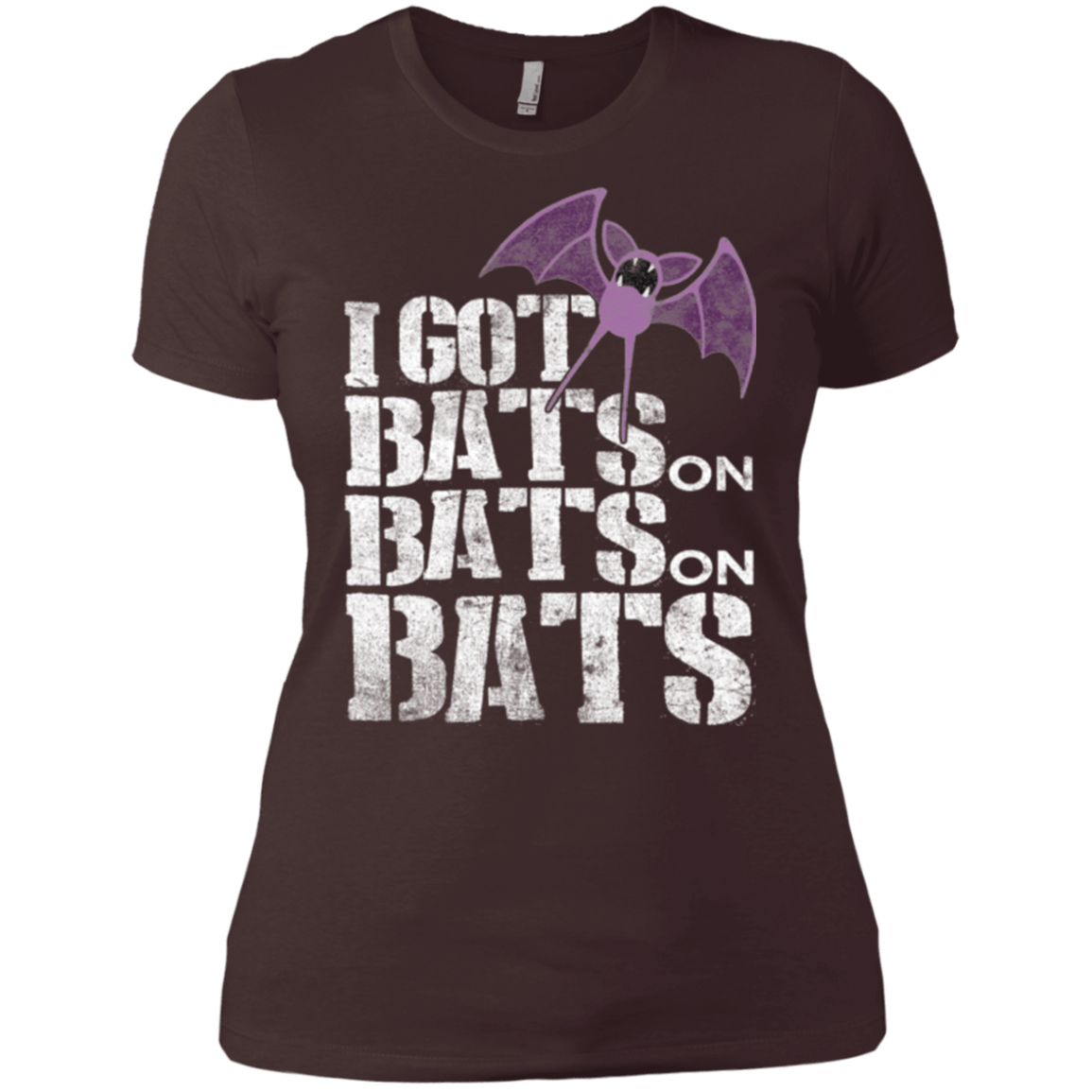 T-Shirts Dark Chocolate / X-Small Bats on Bats on Bats Women's Premium T-Shirt