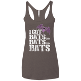 T-Shirts Macchiato / X-Small Bats on Bats on Bats Women's Triblend Racerback Tank