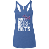 T-Shirts Vintage Royal / X-Small Bats on Bats on Bats Women's Triblend Racerback Tank