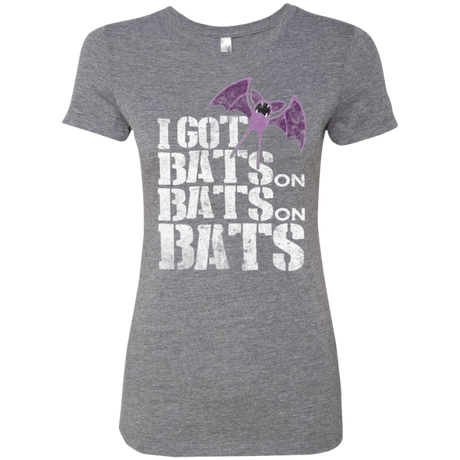 T-Shirts Premium Heather / Small Bats on Bats on Bats Women's Triblend T-Shirt