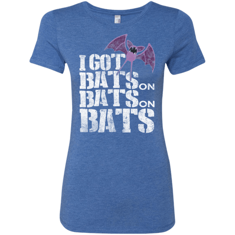 T-Shirts Vintage Royal / Small Bats on Bats on Bats Women's Triblend T-Shirt