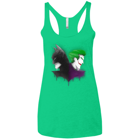 T-Shirts Envy / X-Small Bats Women's Triblend Racerback Tank