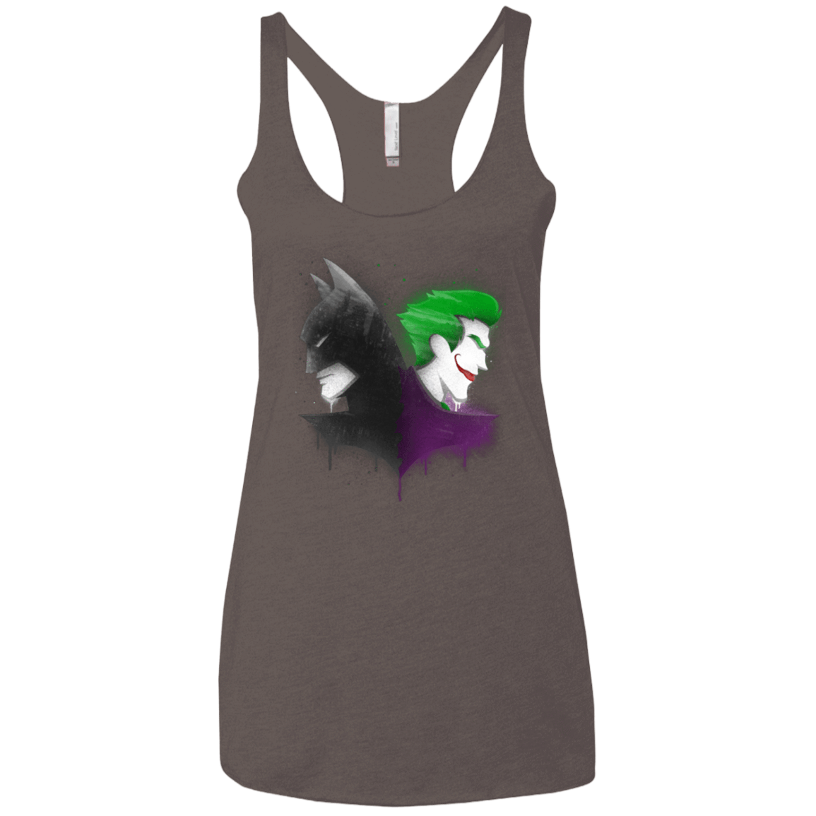 T-Shirts Macchiato / X-Small Bats Women's Triblend Racerback Tank