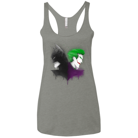 T-Shirts Venetian Grey / X-Small Bats Women's Triblend Racerback Tank