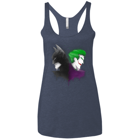 T-Shirts Vintage Navy / X-Small Bats Women's Triblend Racerback Tank