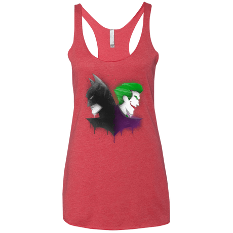 T-Shirts Vintage Red / X-Small Bats Women's Triblend Racerback Tank