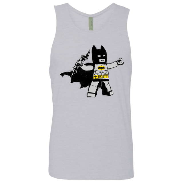 T-Shirts Heather Grey / Small Batsy Lego Men's Premium Tank Top