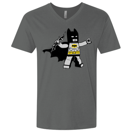 T-Shirts Heavy Metal / X-Small Batsy Lego Men's Premium V-Neck