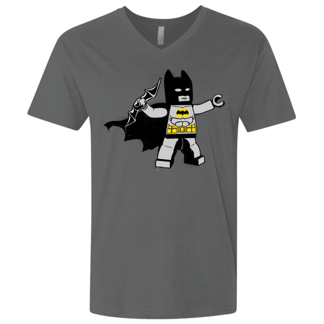 T-Shirts Heavy Metal / X-Small Batsy Lego Men's Premium V-Neck