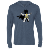 T-Shirts Indigo / X-Small Batsy Lego Triblend Long Sleeve Hoodie Tee