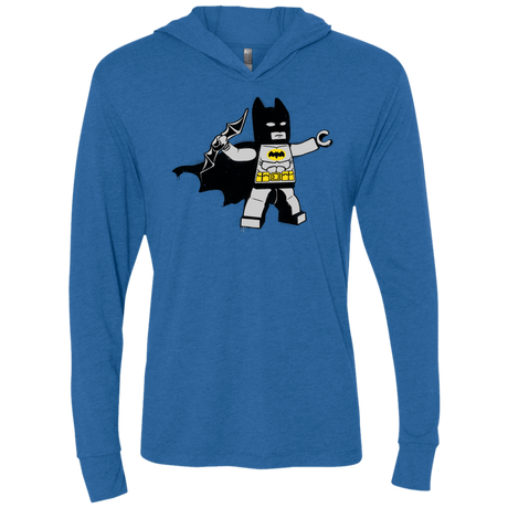 T-Shirts Vintage Royal / X-Small Batsy Lego Triblend Long Sleeve Hoodie Tee