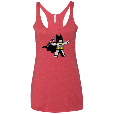 T-Shirts Vintage Red / X-Small Batsy Lego Women's Triblend Racerback Tank