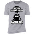 T-Shirts Heather Grey / YXS Battle Bus Boys' Premium T-Shirt