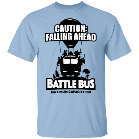 T-Shirts Light Blue / YXS Battle Bus Youth T-Shirt