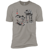 T-Shirts Light Grey / YXS Battle in the Snow Sumi e Boys Premium T-Shirt