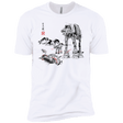 T-Shirts White / YXS Battle in the Snow Sumi e Boys Premium T-Shirt