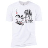 T-Shirts White / YXS Battle in the Snow Sumi e Boys Premium T-Shirt