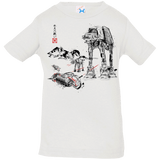 T-Shirts White / 6 Months Battle in the Snow Sumi e Infant Premium T-Shirt
