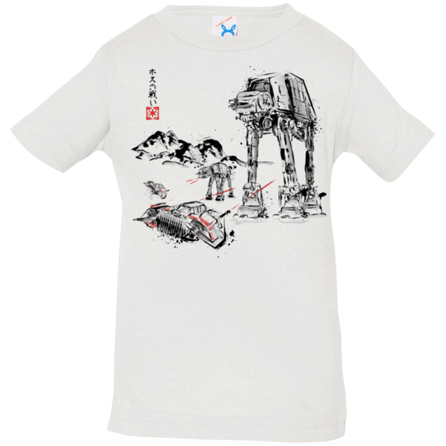 T-Shirts White / 6 Months Battle in the Snow Sumi e Infant Premium T-Shirt