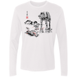 T-Shirts White / Small Battle in the Snow Sumi e Men's Premium Long Sleeve