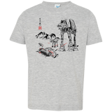 T-Shirts Heather / 2T Battle in the Snow Sumi e Toddler Premium T-Shirt