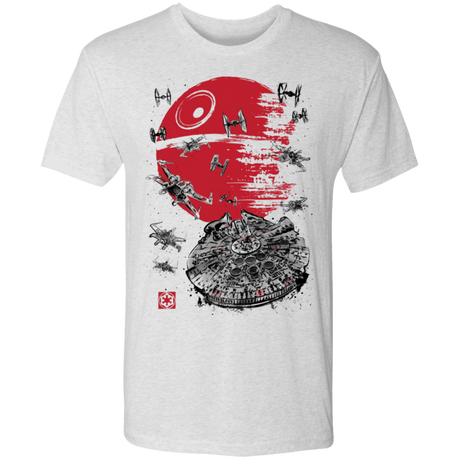 T-Shirts Heather White / S Battle of Endor Men's Triblend T-Shirt