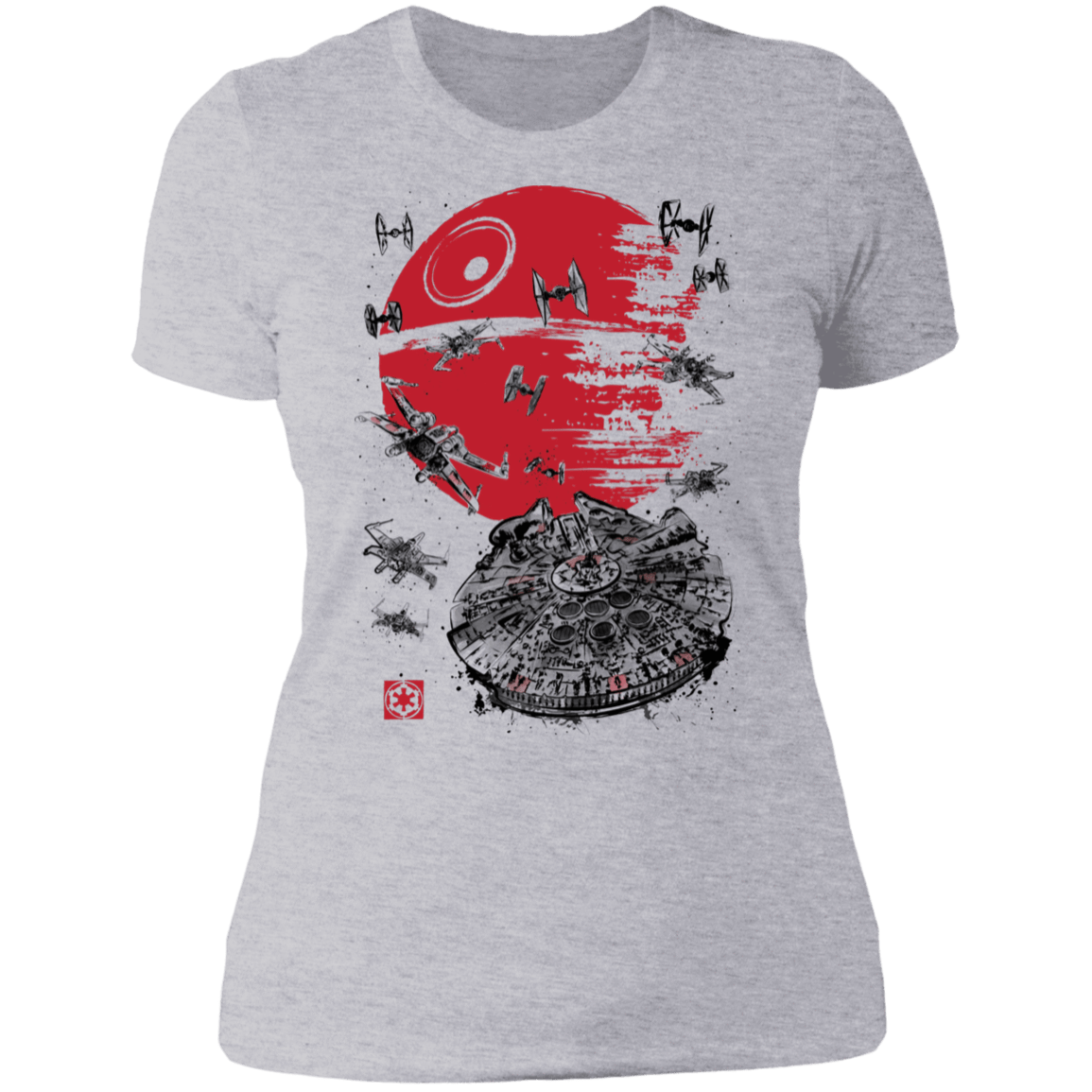 T-Shirts Heather Grey / S Battle of Endor Women's Premium T-Shirt